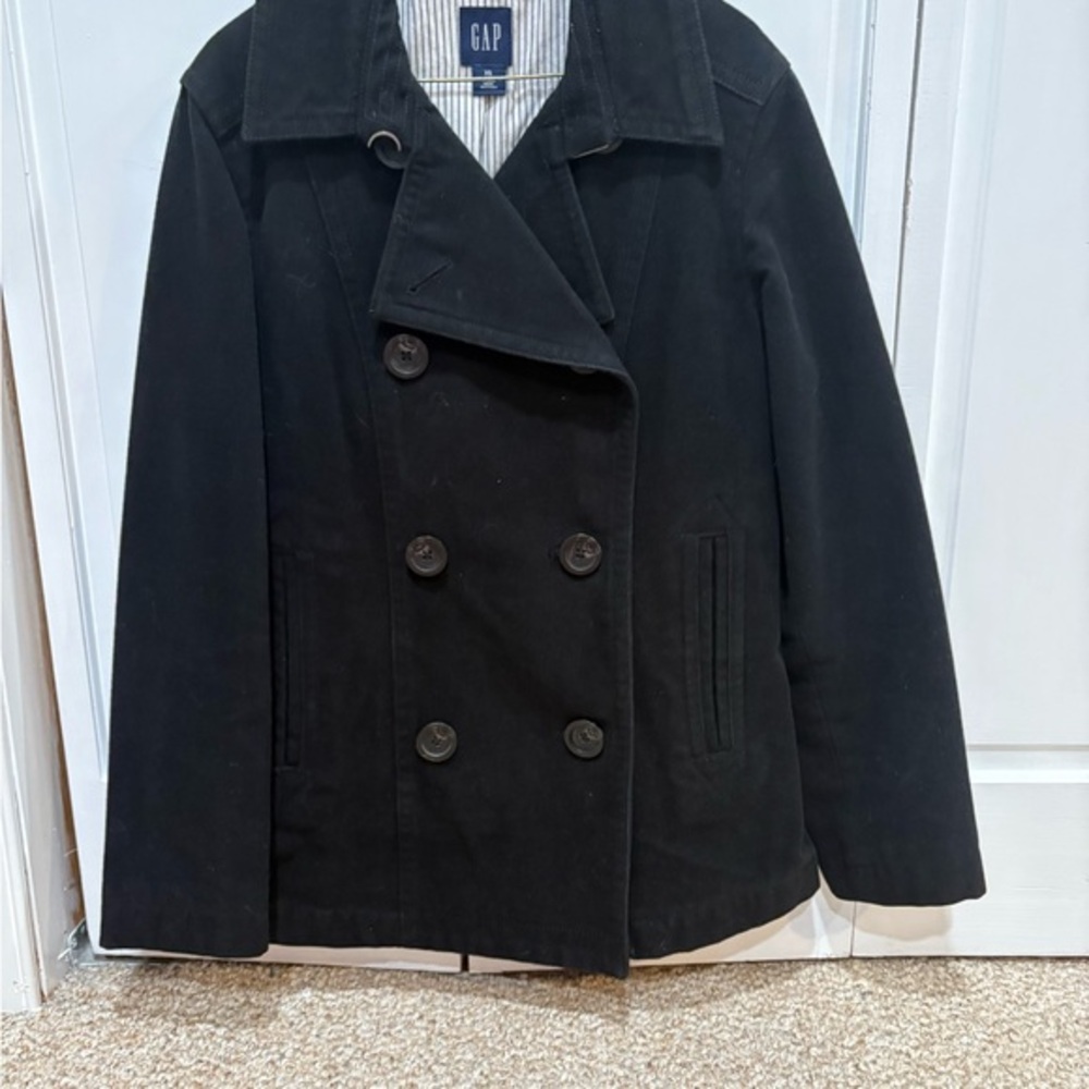 GAP Black Pea Coat